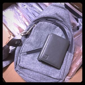 Crossbody hand bags for men and women and wallet